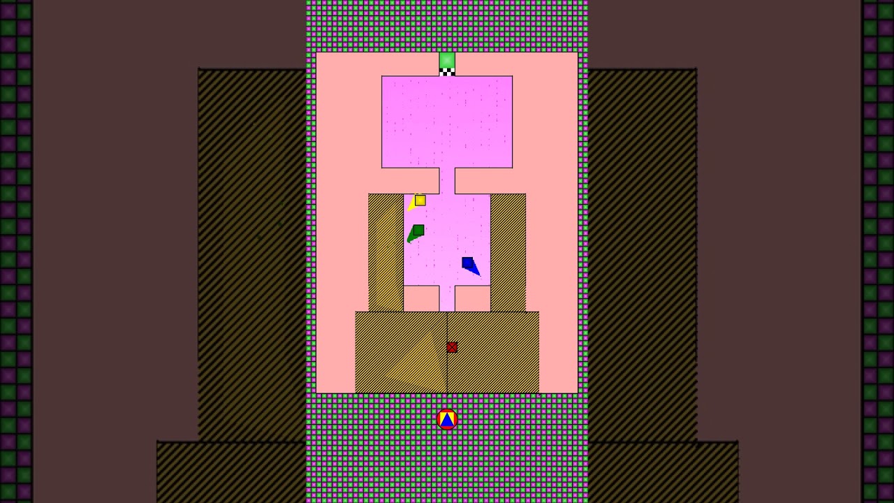 Insane Square Race: Neck-and-Neck Thriller!  🟦🟥🟨🟩 #shorts – YouTube