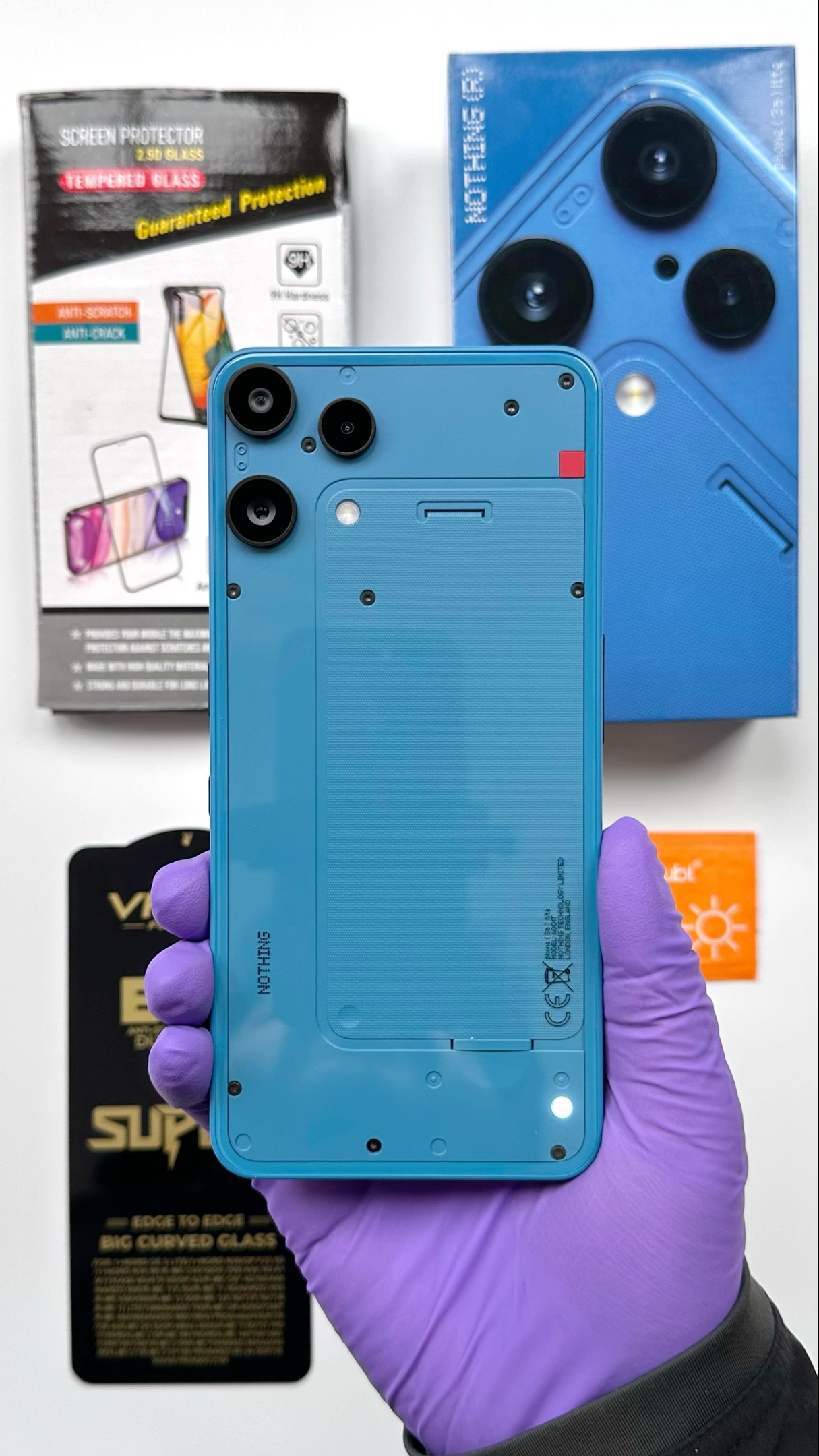 Nothing Phone 3A Lite Tempered Glass Screen Guard Protector Unboxing ASMR #shorts – YouTube
