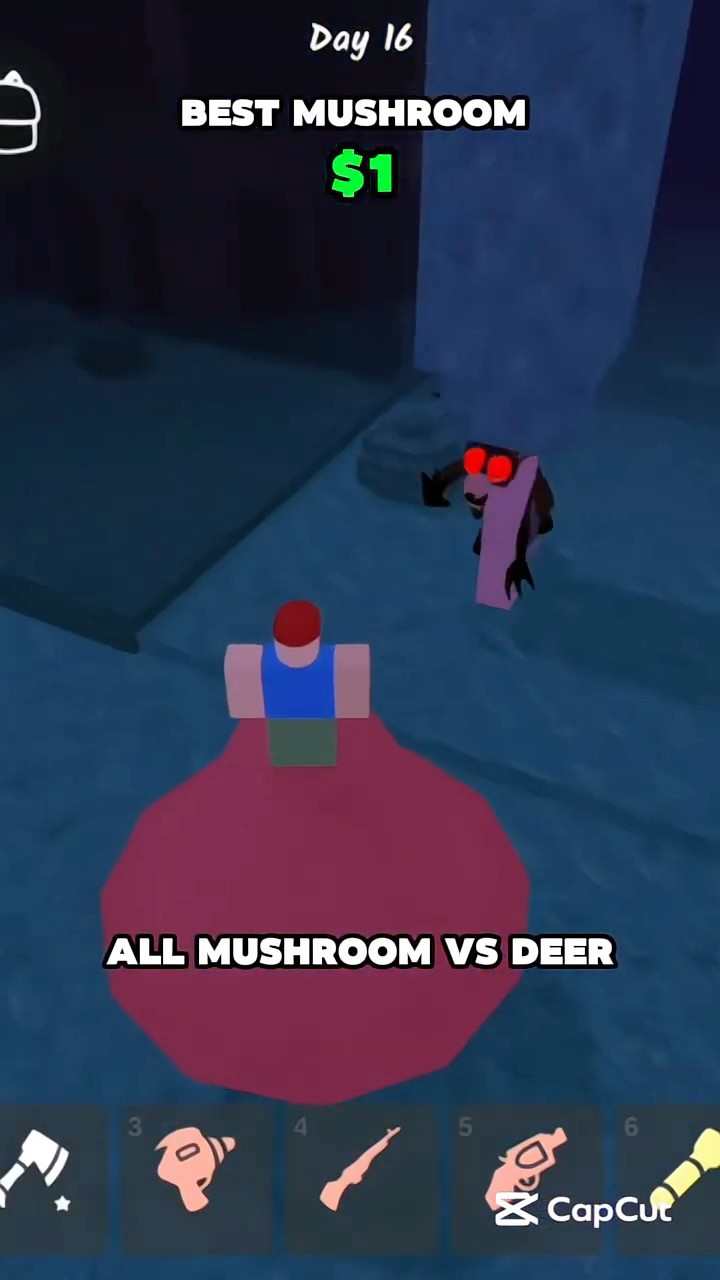 $1 vs $100 Mushroom in 99 Nights in the Forest? – Roblox #shorts – YouTube
