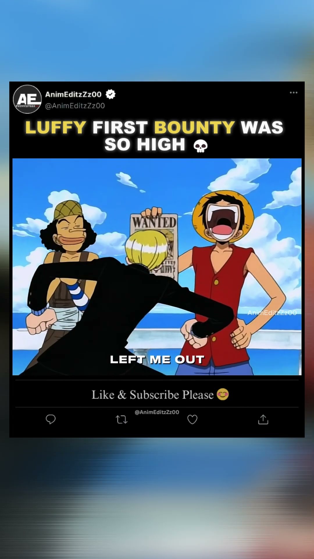 「 Luffy First Bounty Was So High 💀」- EDIT | #onepiece #shorts #luffy #zoro – YouTube