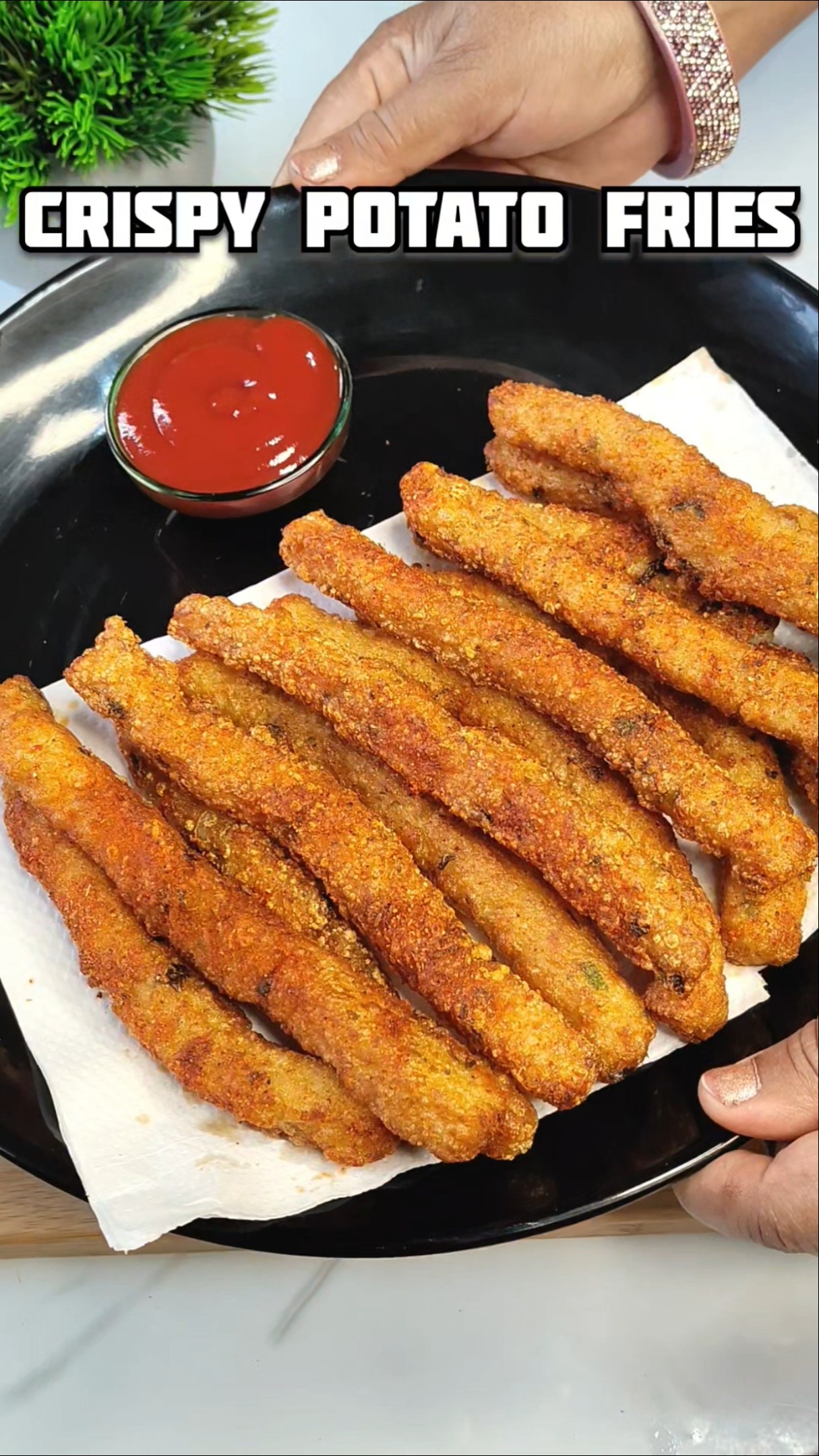 Crispy Long Fries 🍟😋 | Quick & Easy Snacks #potatofries #shorts #food #recipe #viral #potatosnacks – YouTube