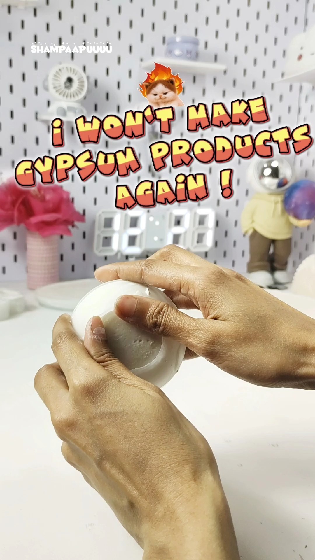 1st time making gypsum products❤️ #gypsum #creative #diy #artandcraft #shorts #shortsfeed #shampaapu – YouTube