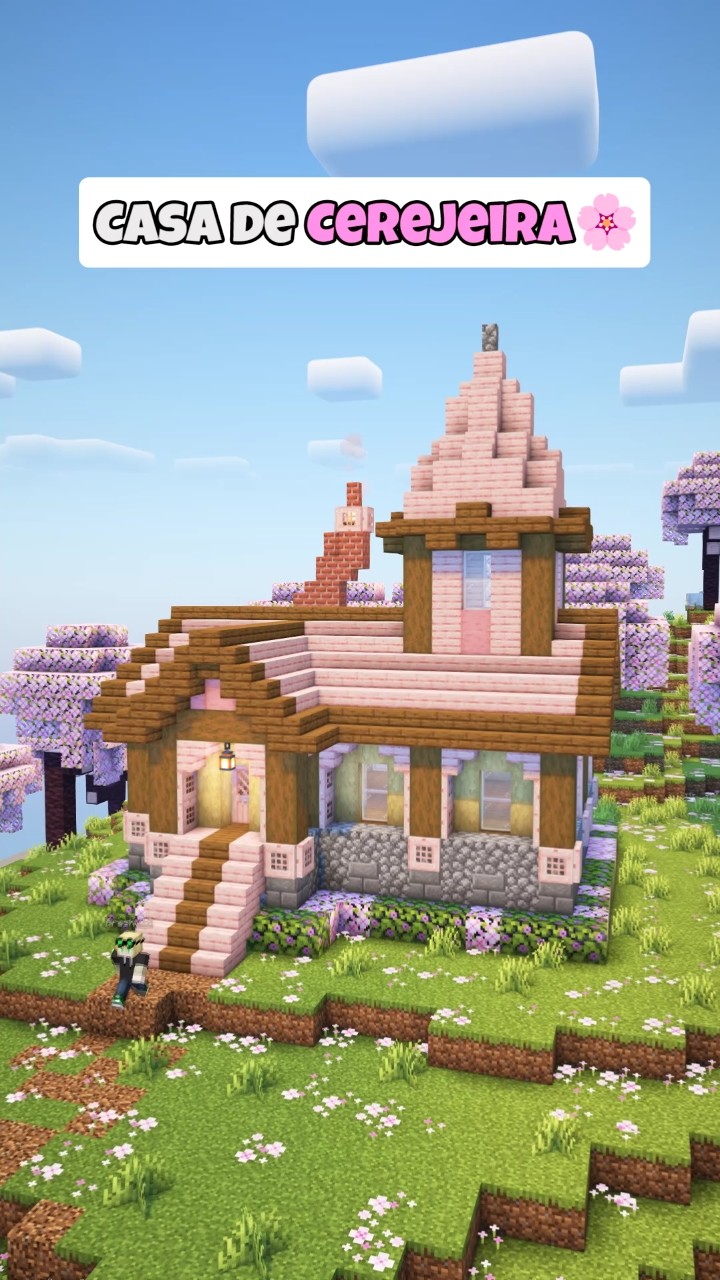 Minecraft Casa de Cerejeira🌸 Download in Bio #shorts #minecraft #minecraftbuilding – YouTube