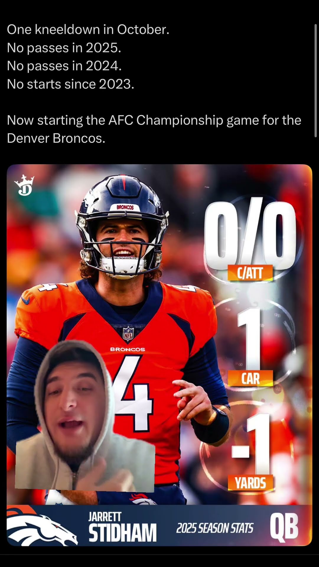 Kneeldowns to AFC Championship  #Broncos #JarrettStidham #NFL #AFC #QB #Playoffs #shorts #trending – YouTube