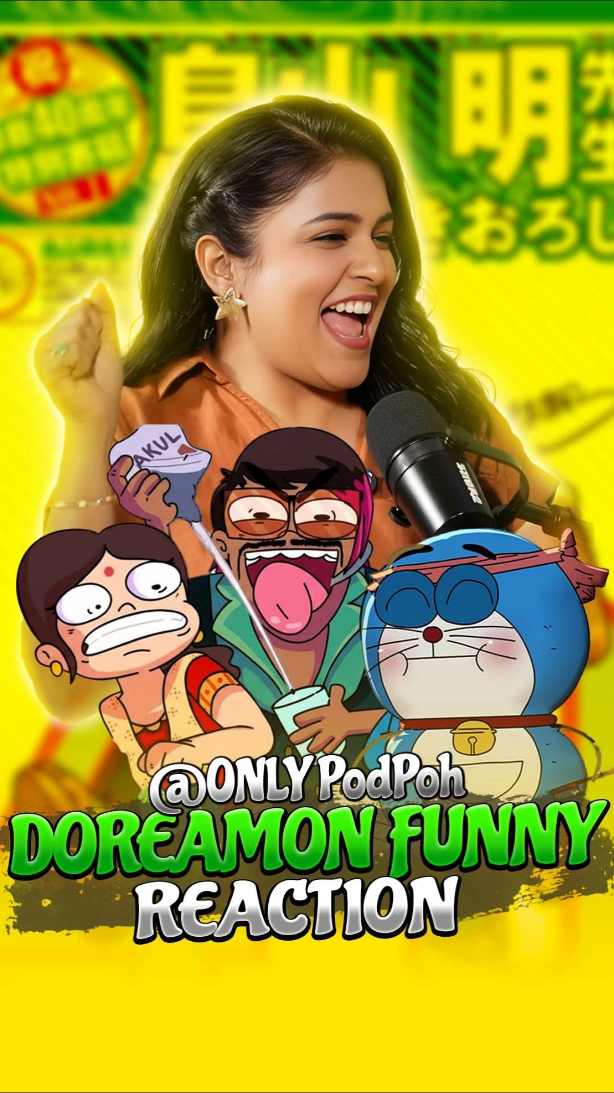 Doreamon Funny Reaction || ONLY Podpoh || #shorts  #doraemon #viral #tending – YouTube