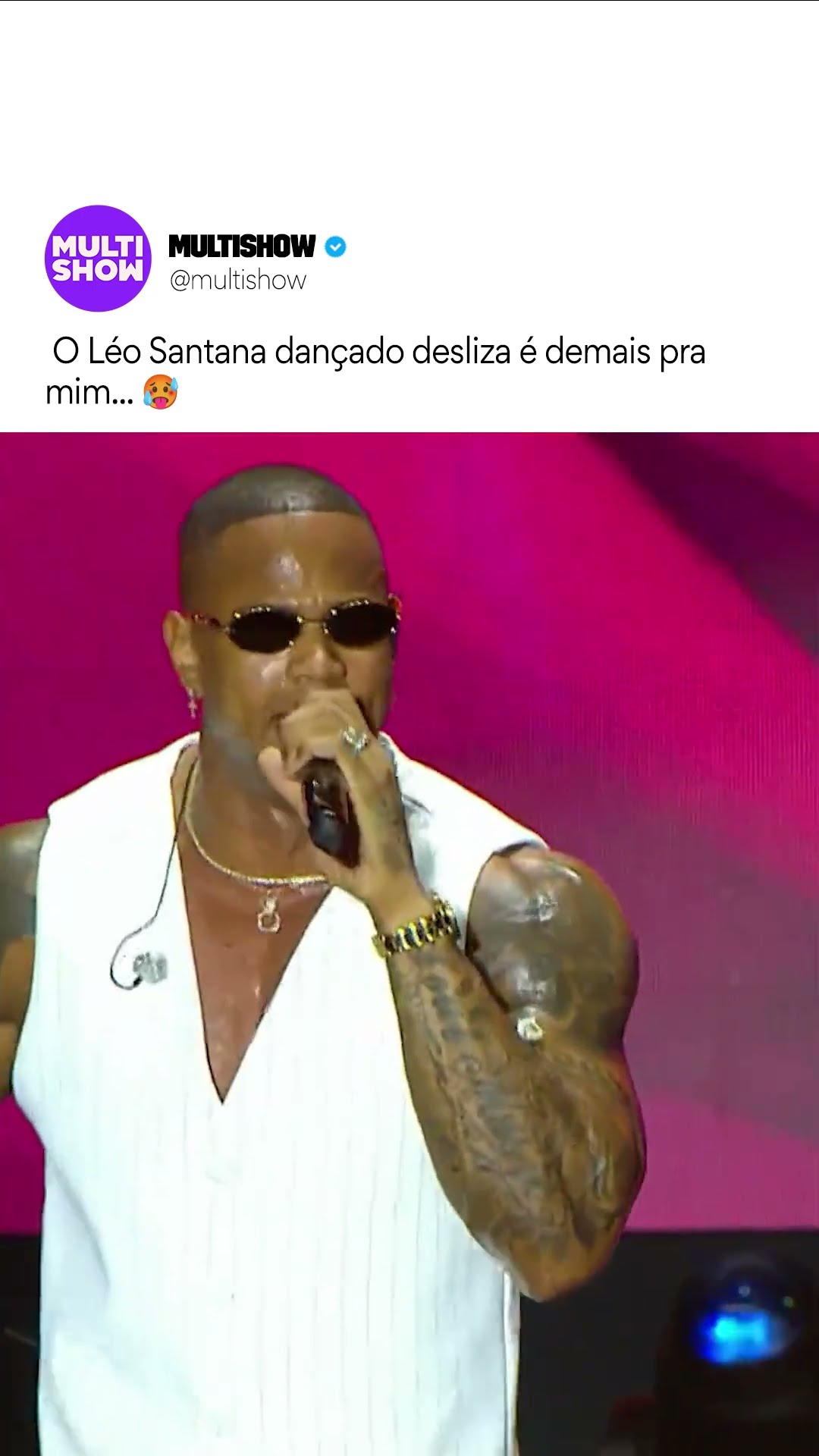 Léo Santana canta ‘Desliza’ | Festival de Verão 2026 | #shorts – YouTube