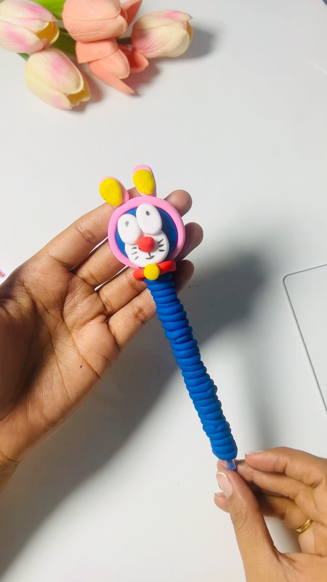 Easy Diy Doraemon pen topper ideas | pen topper #shorts #craft #viral #trending #youtubeshort #diy – YouTube
