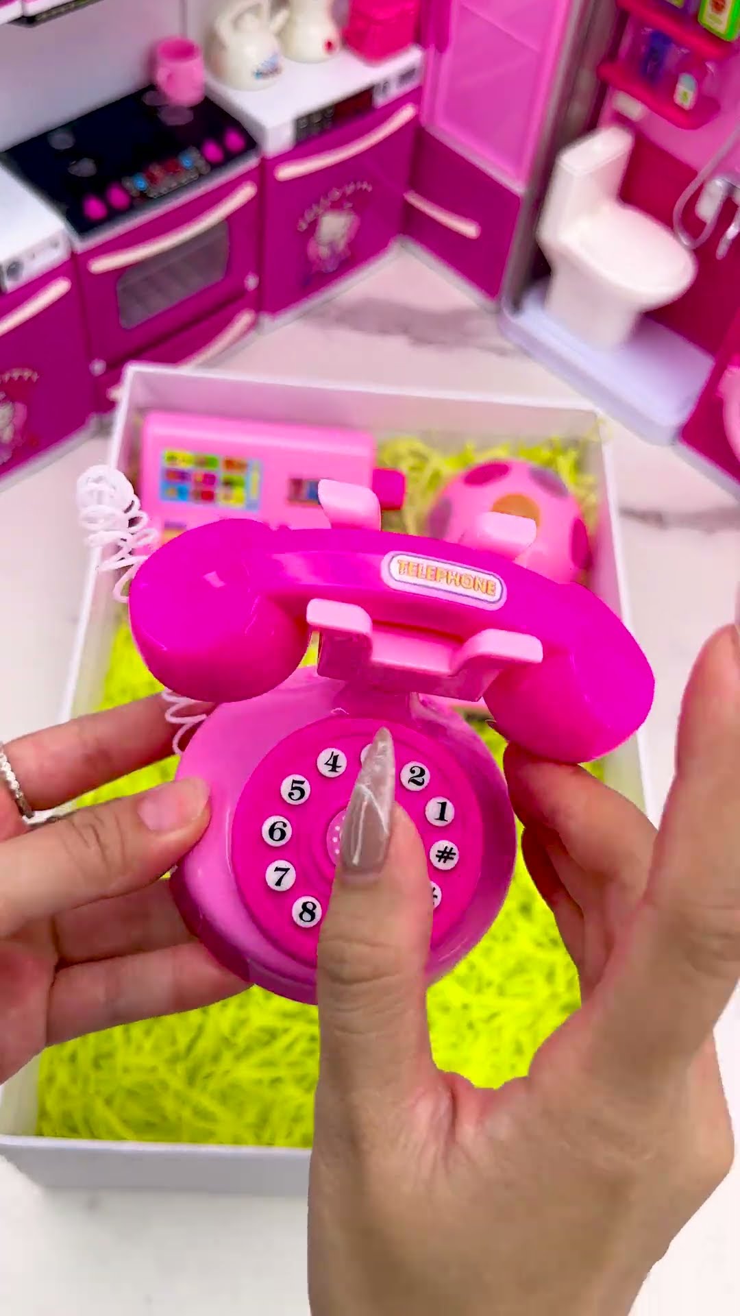 Barbie Pink Kitchen Playset, Relaxing Toys Unboxing & ASMR #shorts – YouTube