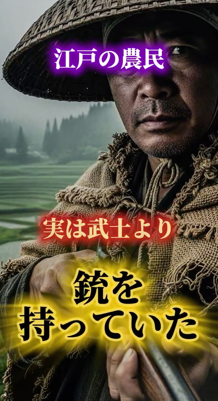 江戸の農民、実は武士より銃を持っていた⁉ #shorts #雑学 #歴史 #プチ知識 #衝撃の事実 – YouTube
