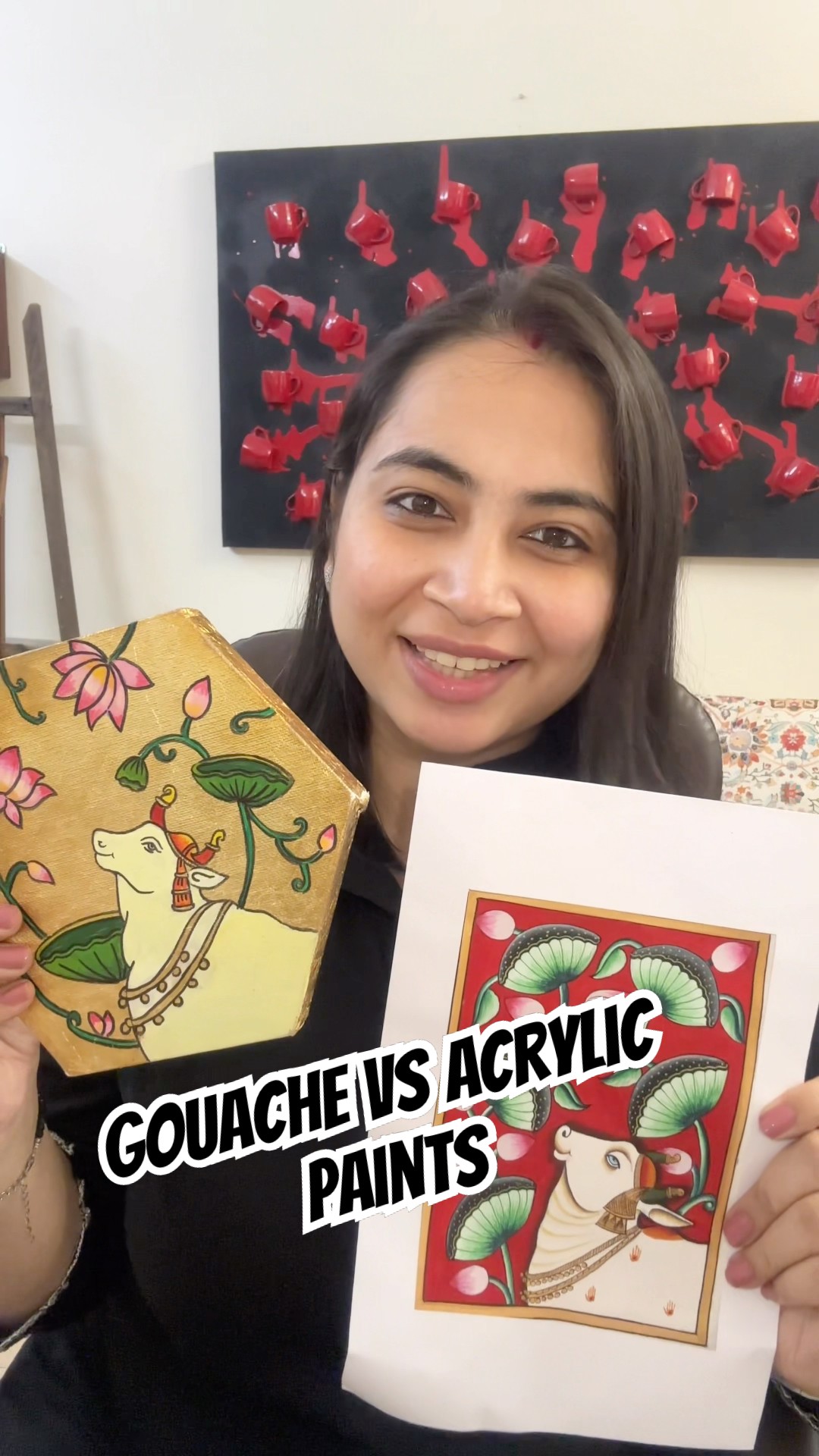 Acrylic Paints Vs Gouache | Artist Comparison & Difference Explained #art #shorts #acrylicpainting – YouTube