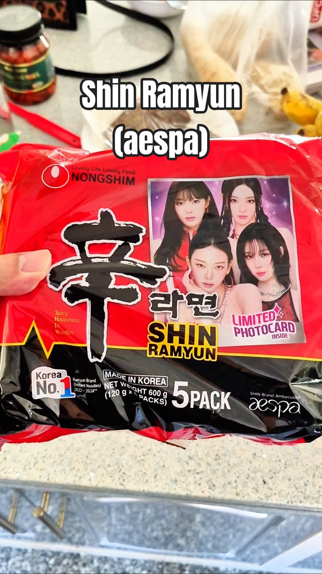 Shin Ramyun (aespa) #shorts #shinramyun #aespa #kpop #noodles – YouTube
