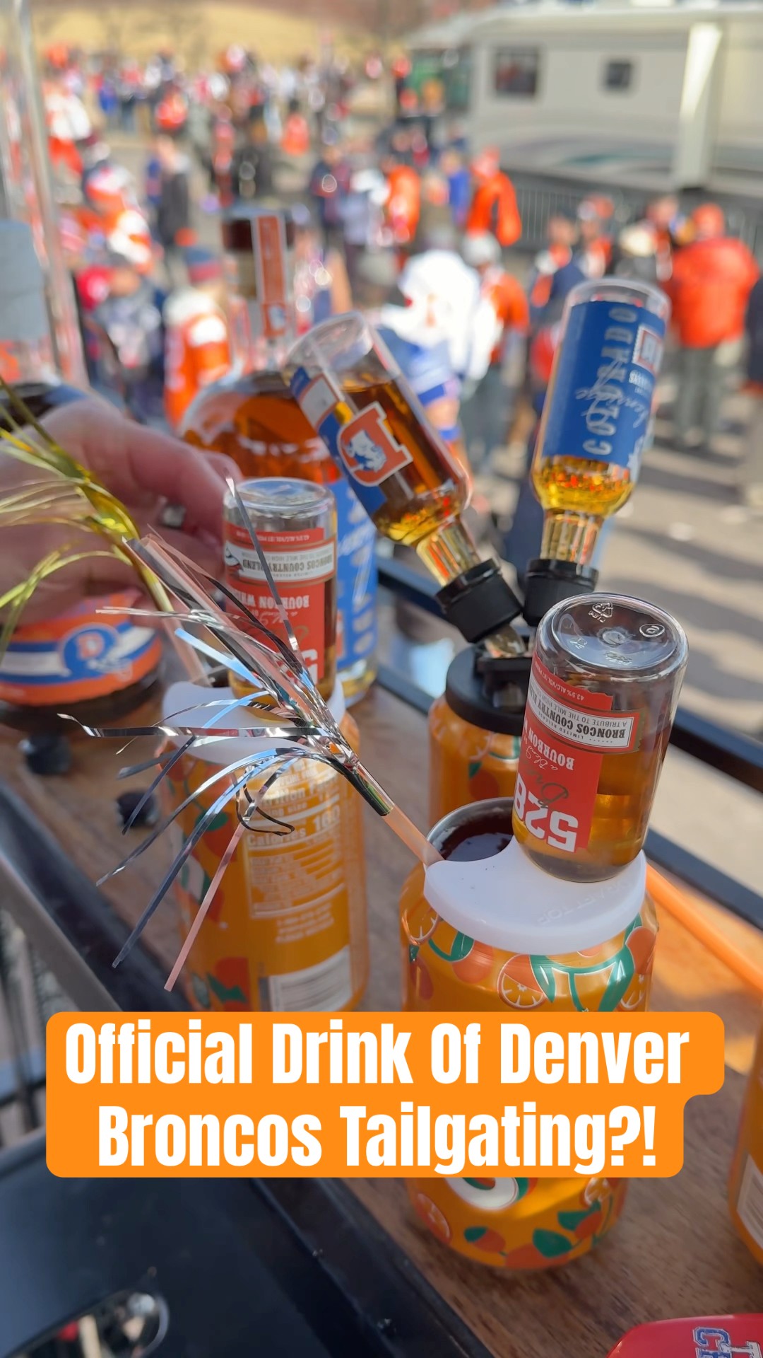 Broncos Fans Are Obsessed With This Creative Tailgating Drink! #nfl #denver #shorts – YouTube