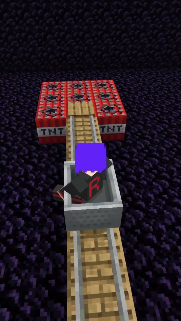 トロッコチキンレースしたら・・・  #マイクラ #マインクラフト #shorts – YouTube