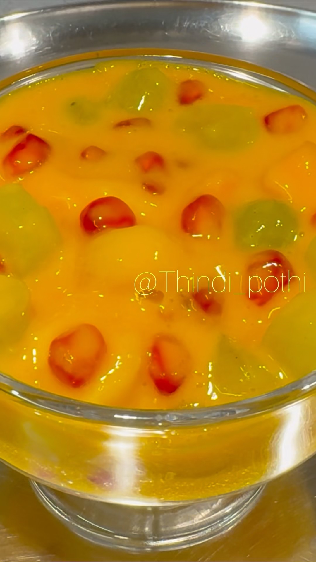 No sugar, no jaggery fruit custard | mango custard #shorts – YouTube