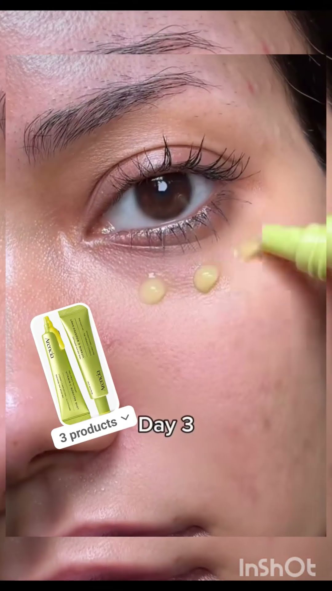 Dark undereyes?#arencia #vitaminc #boostershot #serum #youtubeshorts #skincare #shorts – YouTube